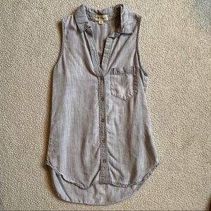Cloth & Stone Grey Tank Blouse XS